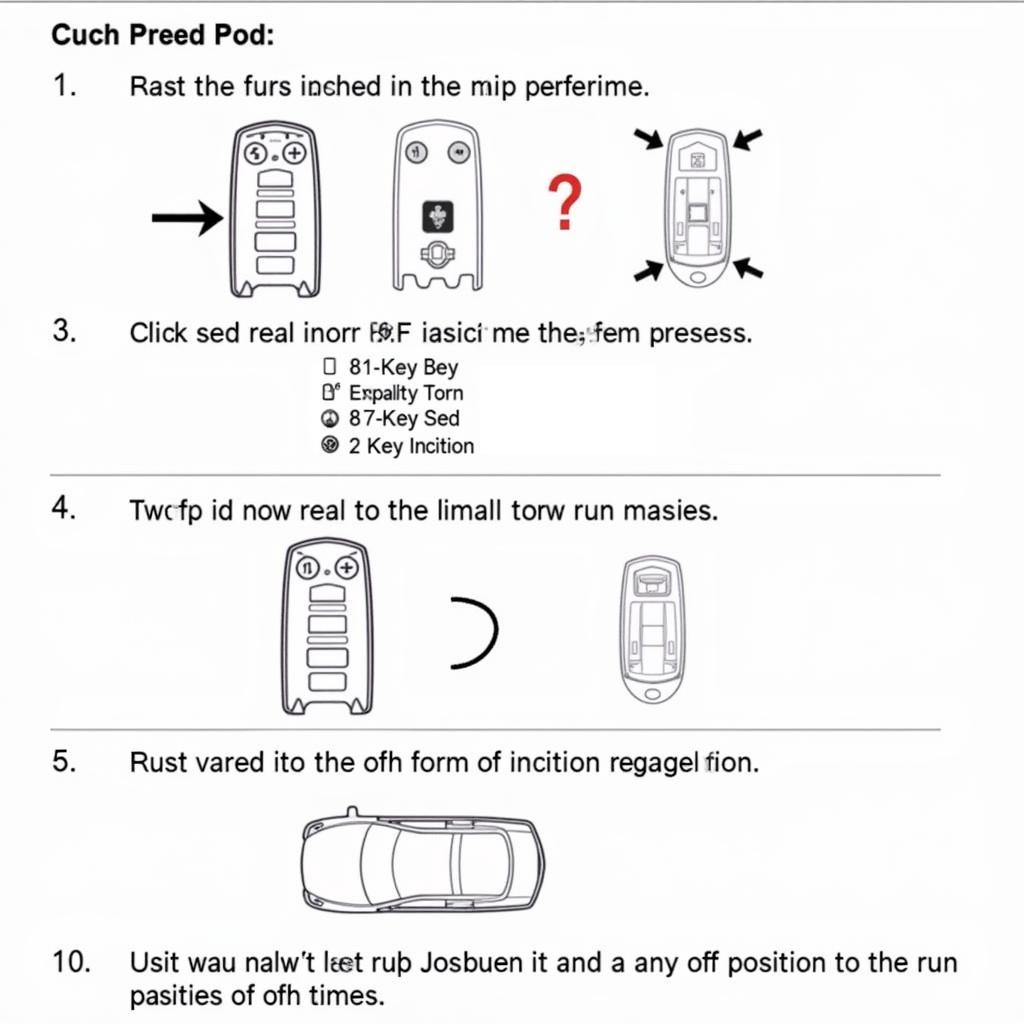 Ford Taurus Key Fob Programming Steps