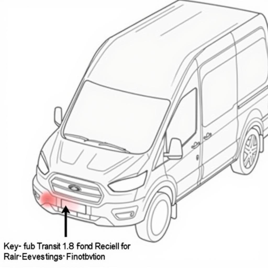 Locating the key fob receiver in a Ford Transit