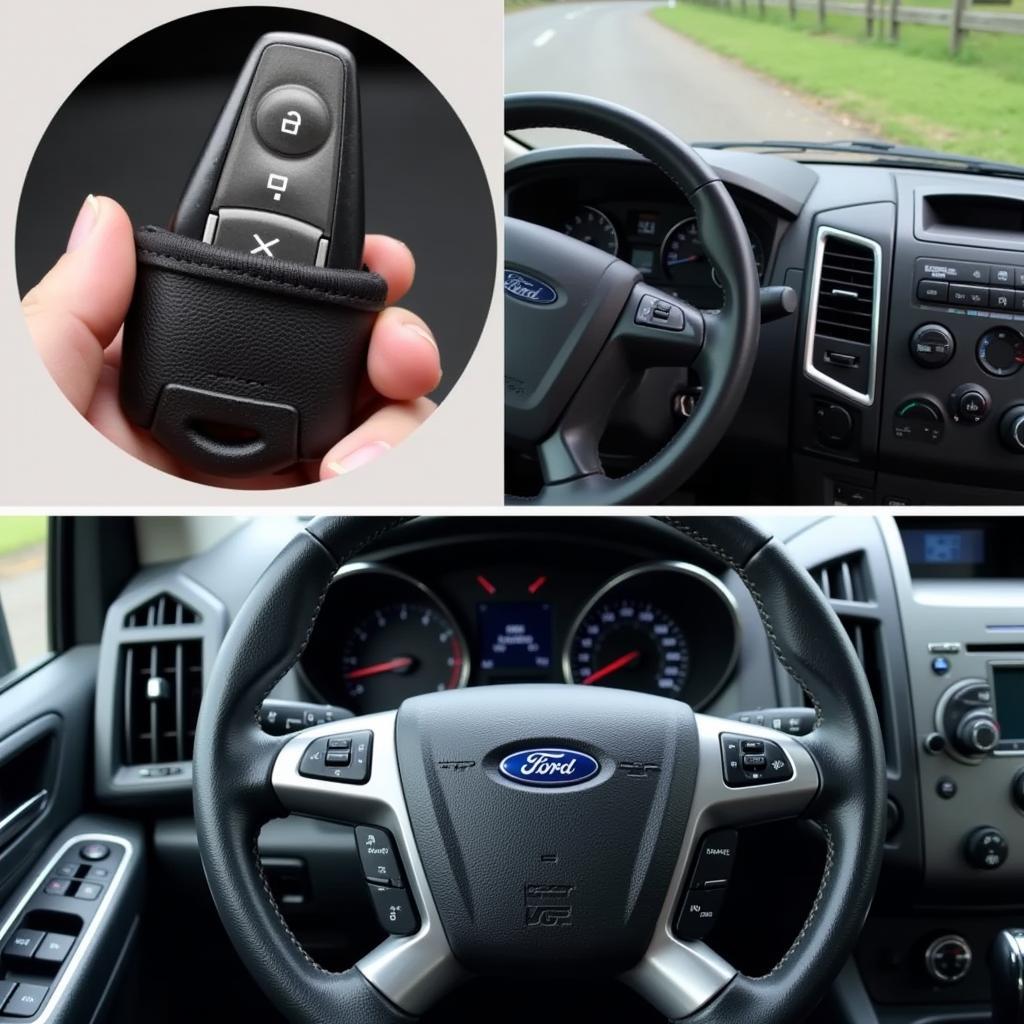 Ford Transit Key Fob Security Measures: Faraday Cage and Steering Wheel Lock