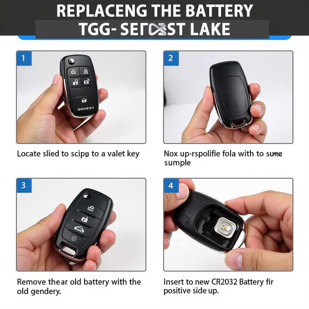 Genesis G70 Key Fob Battery Replacement Steps