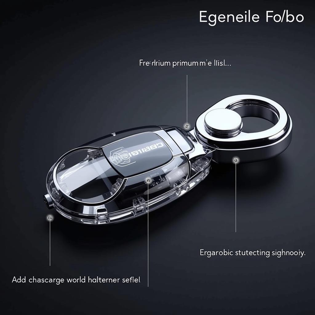 Genesis GV60 Key Fob Design: Crystal-like Structure