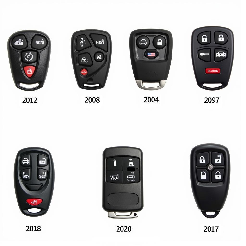 Different Types of GM Key Fobs