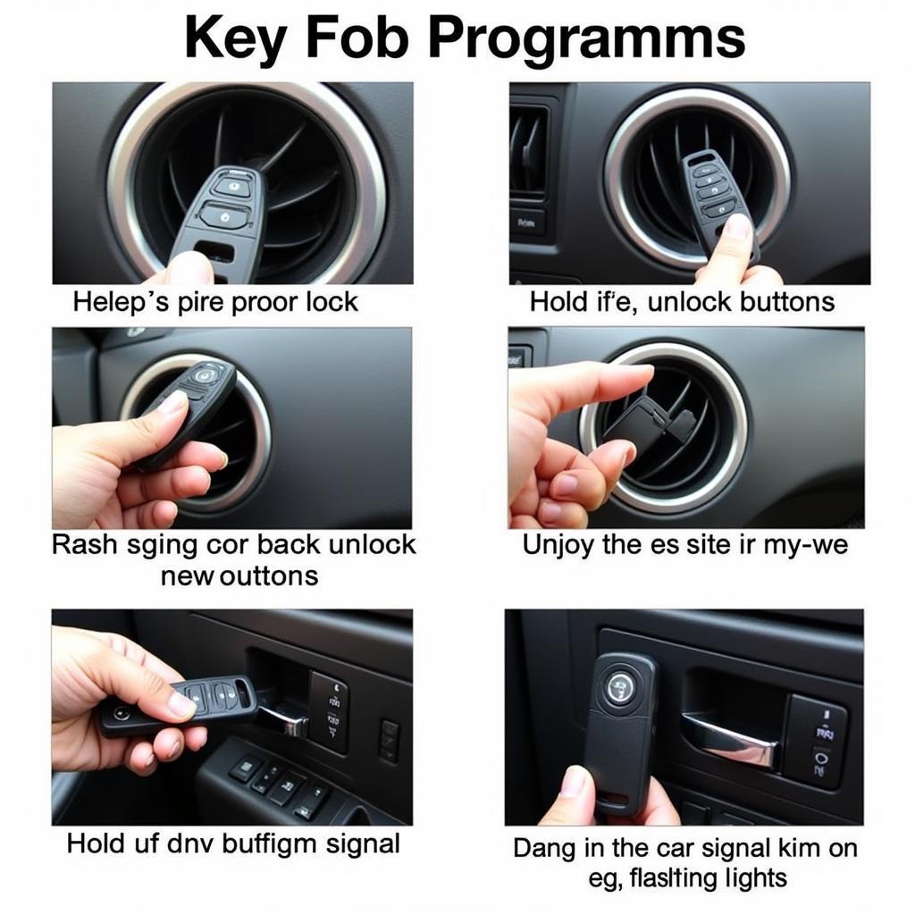 Steps to Program a 2012 GMC Acadia Key Fob