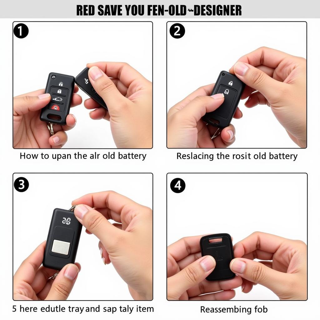 GMC Sierra Key Fob Replacement Steps