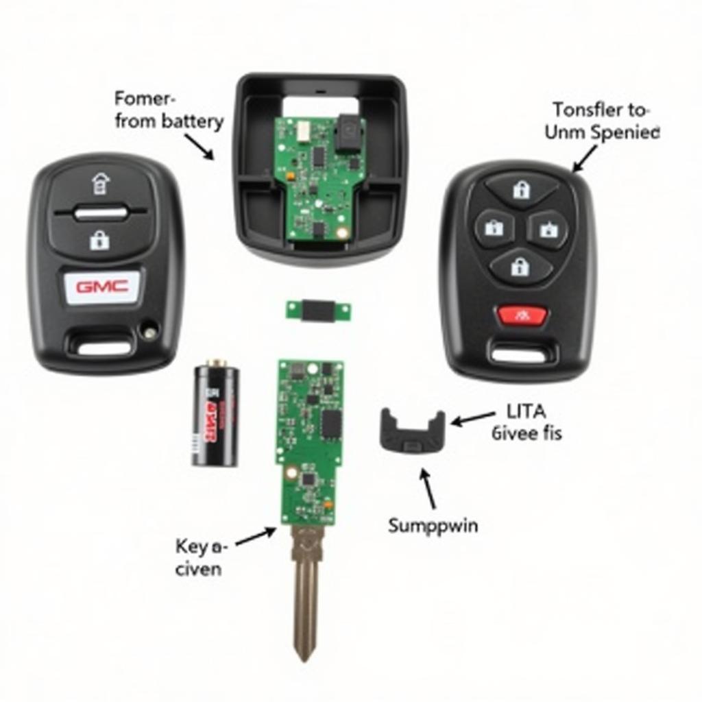 GMC Terrain Key Fob Disassembly Steps