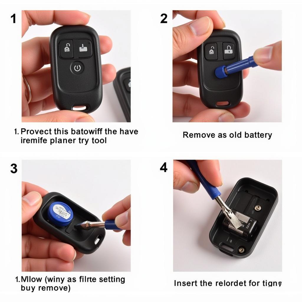 Replacing a Harley Davidson key fob battery involves carefully separating the casing and removing the old battery.