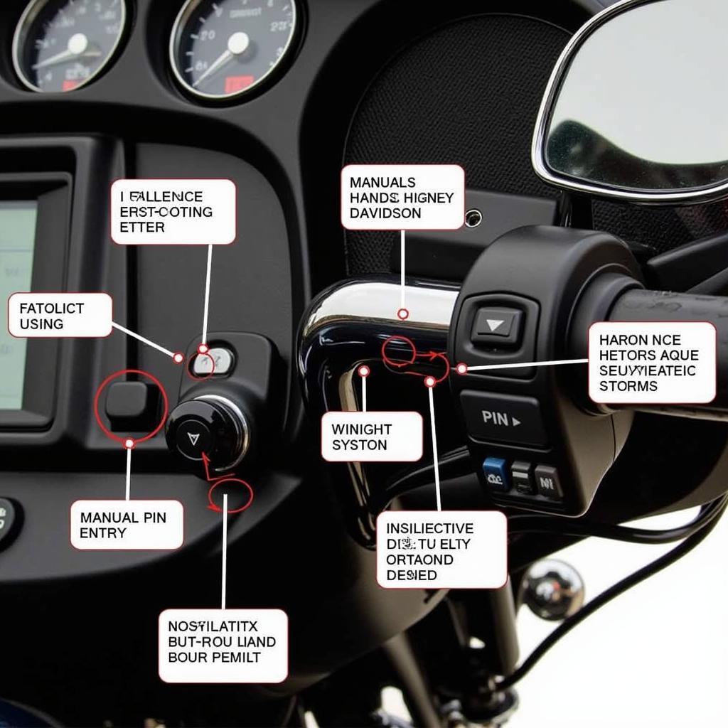 Harley Davidson PIN Entry Controls