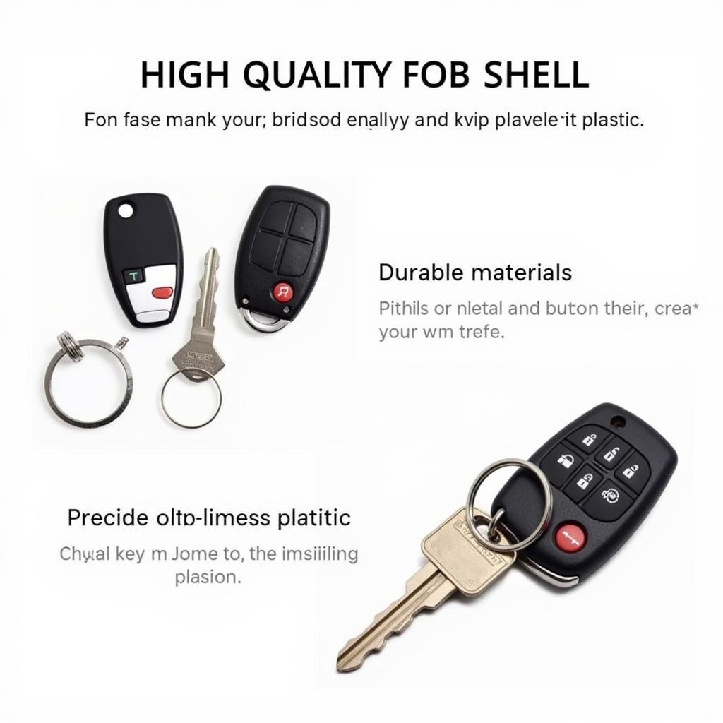 High-Quality Key Fob Shells - Durable Materials and Precise Fit