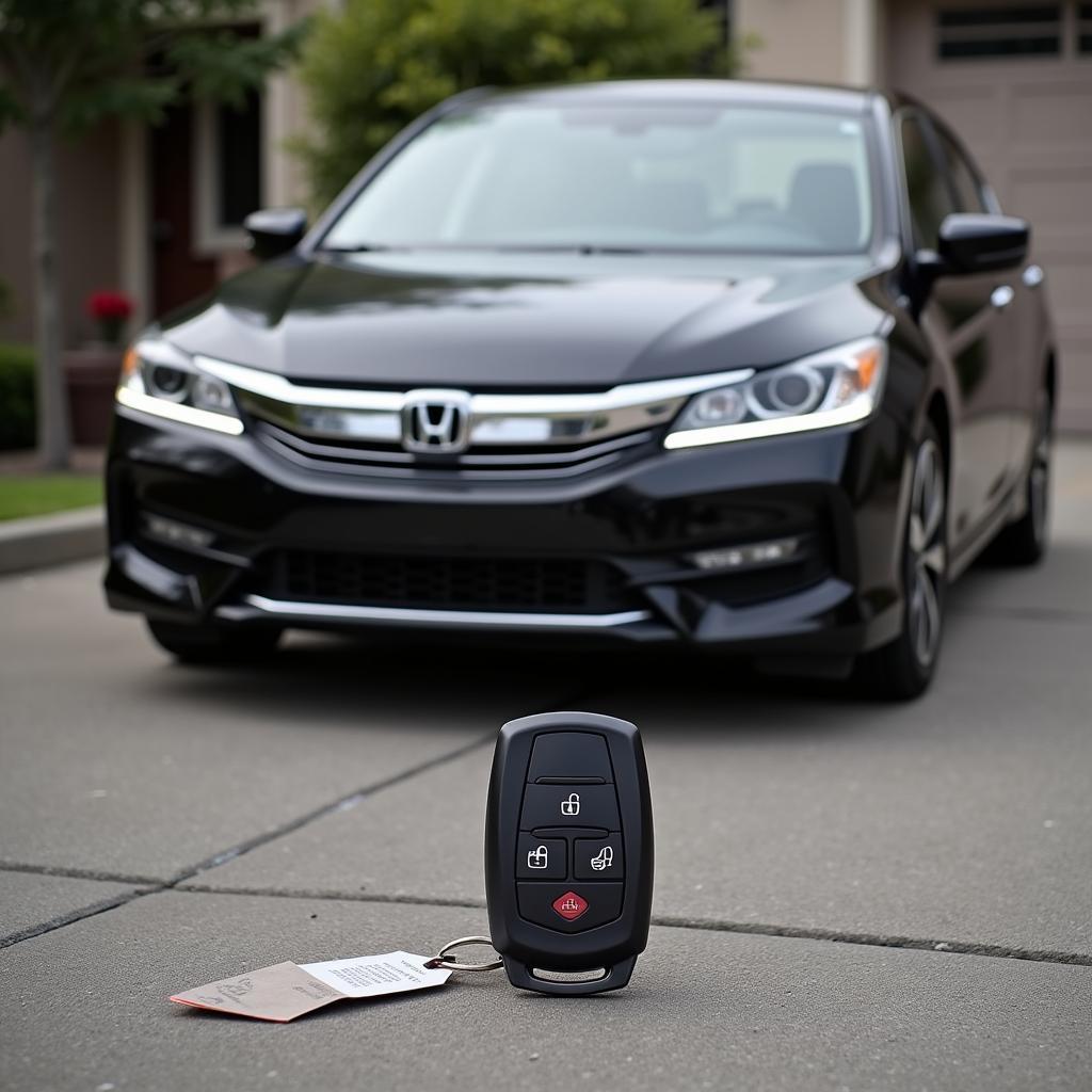 Honda Accord and its Key Fob