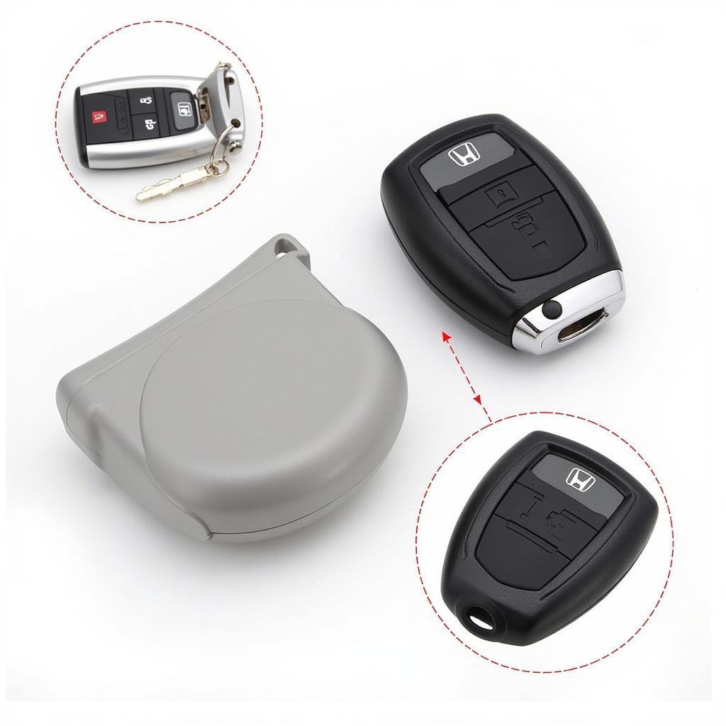 Honda CRV Key Fob in a Protective Case