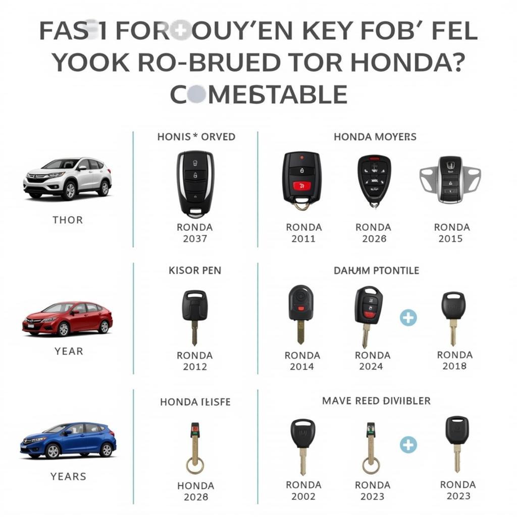 Honda Key Fob Compatibility Guide