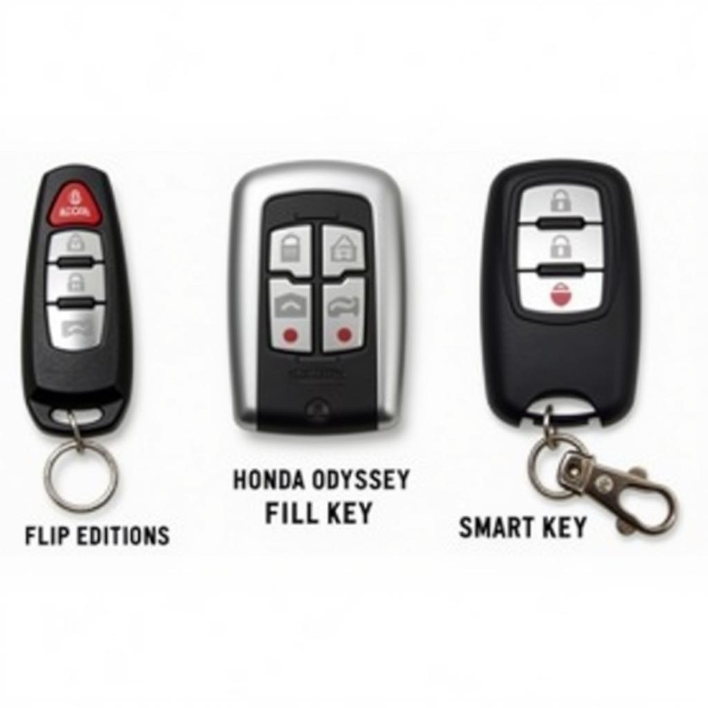 Identifying Honda Odyssey Key Fob Types