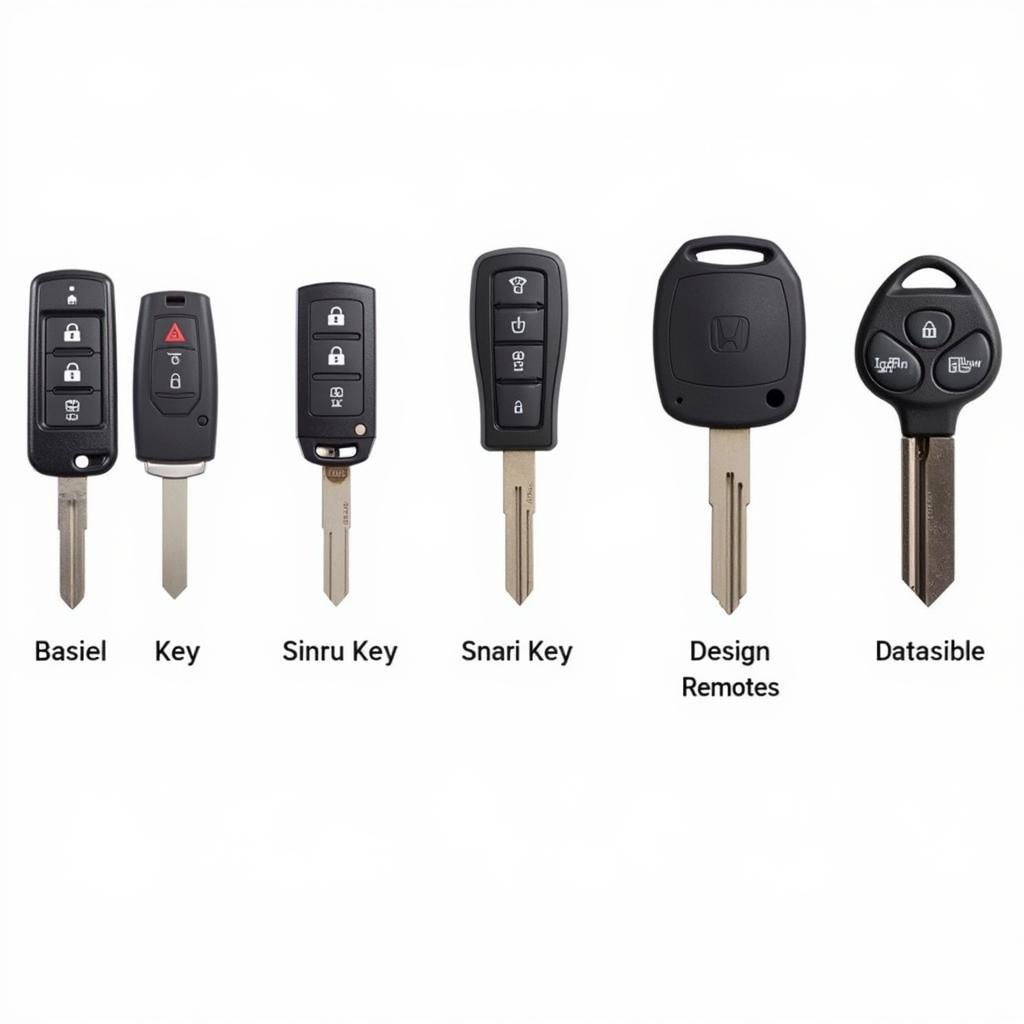 Different Types of Honda OEM Key Fobs