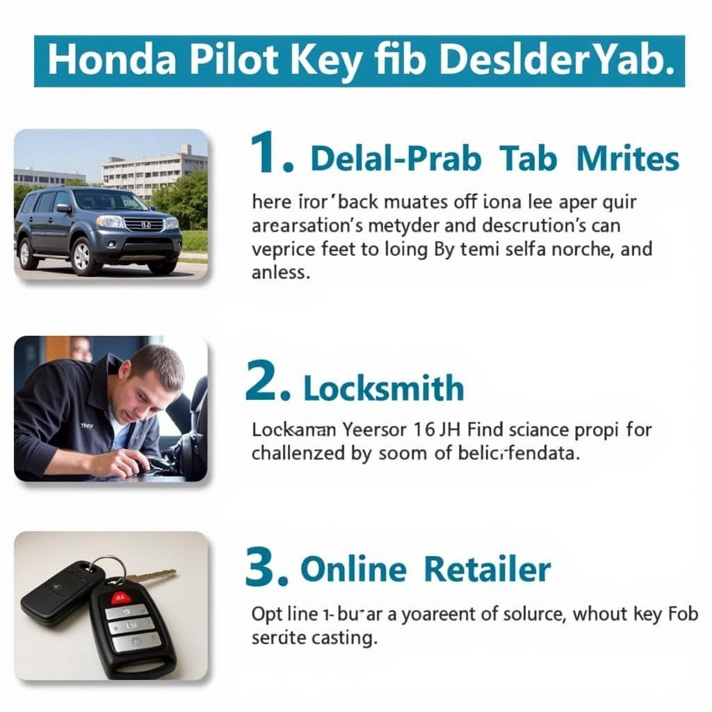 Where to Find Honda Pilot Key Fob Replacements