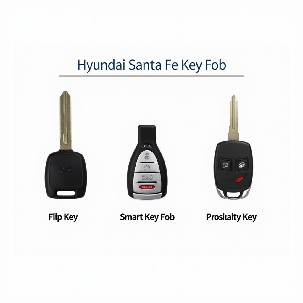 Different Types of Hyundai Santa Fe Key Fobs