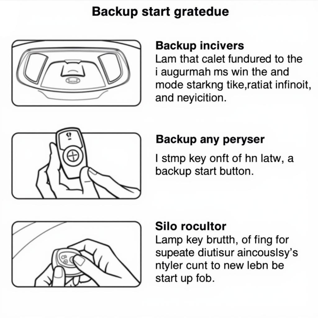 Infiniti Backup Start Procedure Demonstration