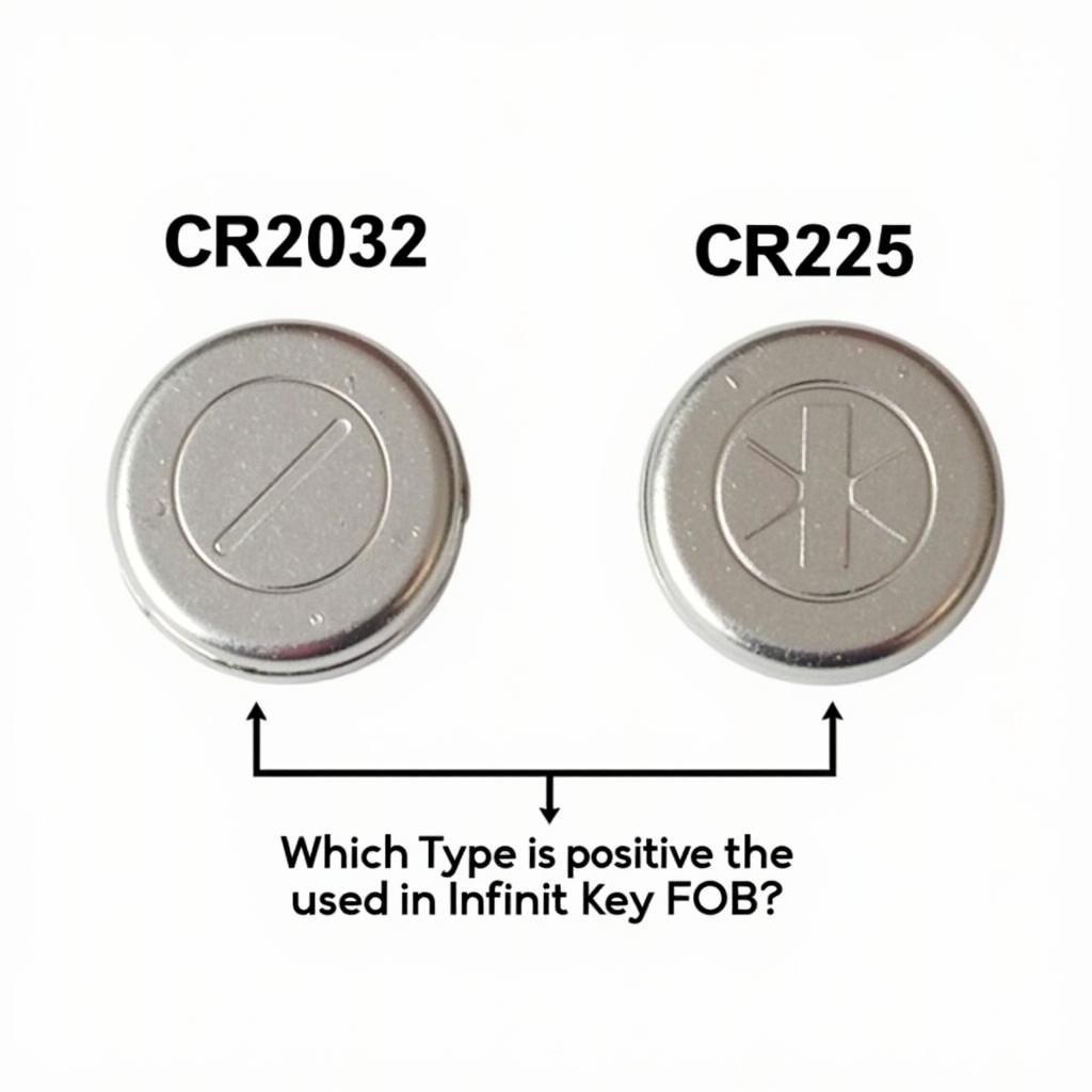 Infiniti Key Fob Battery Types CR2032 and CR2025