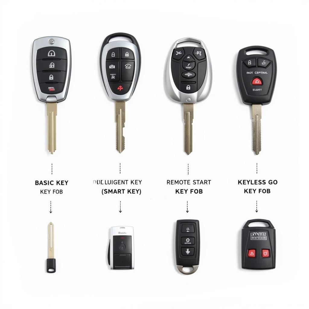 Types of Infiniti Key Fobs