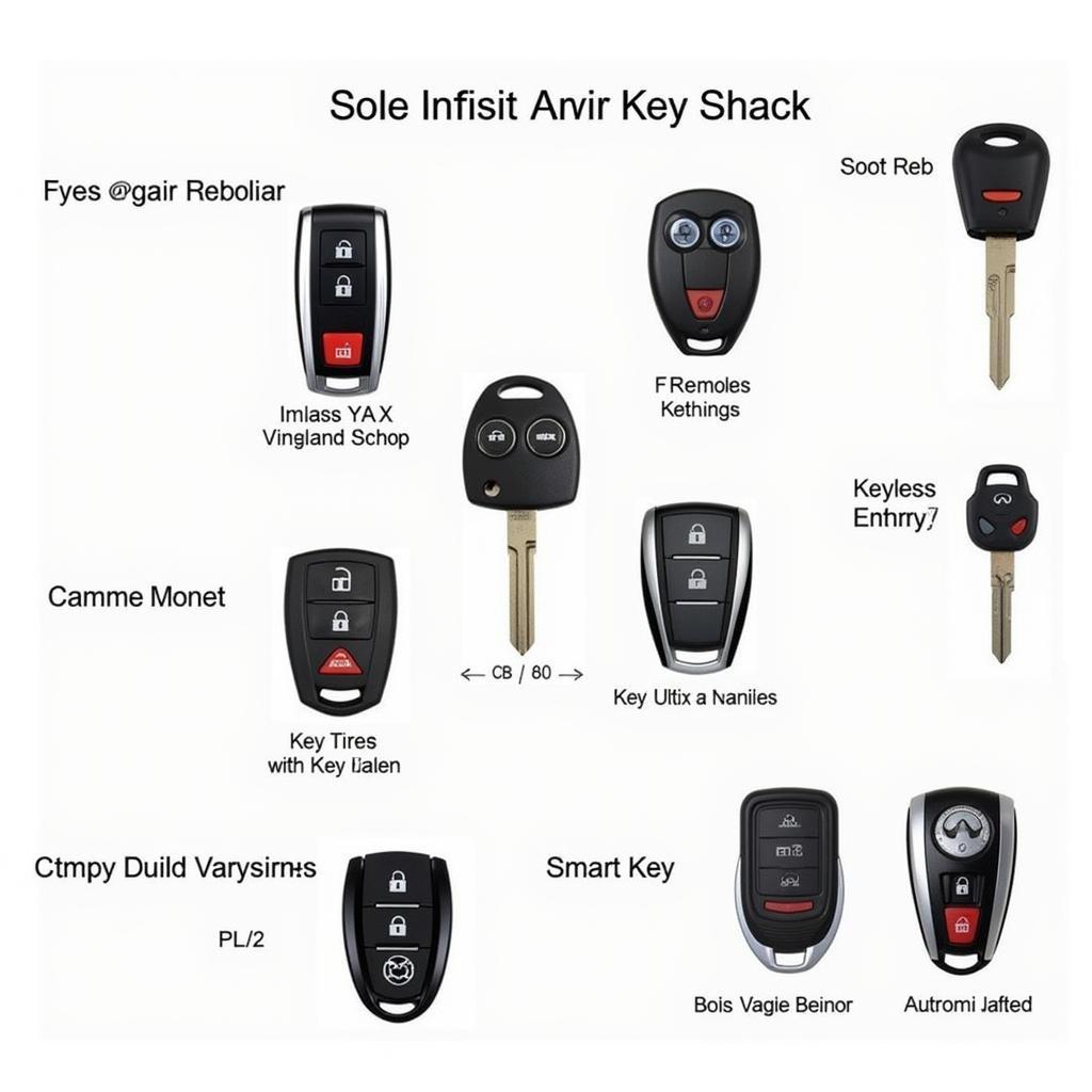 Different Types of Infiniti Q50 Key Fobs