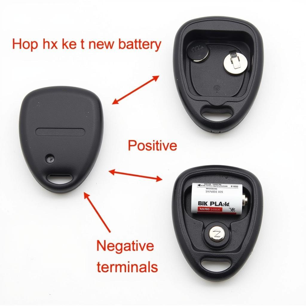 Inserting New Fob Key Battery Correctly