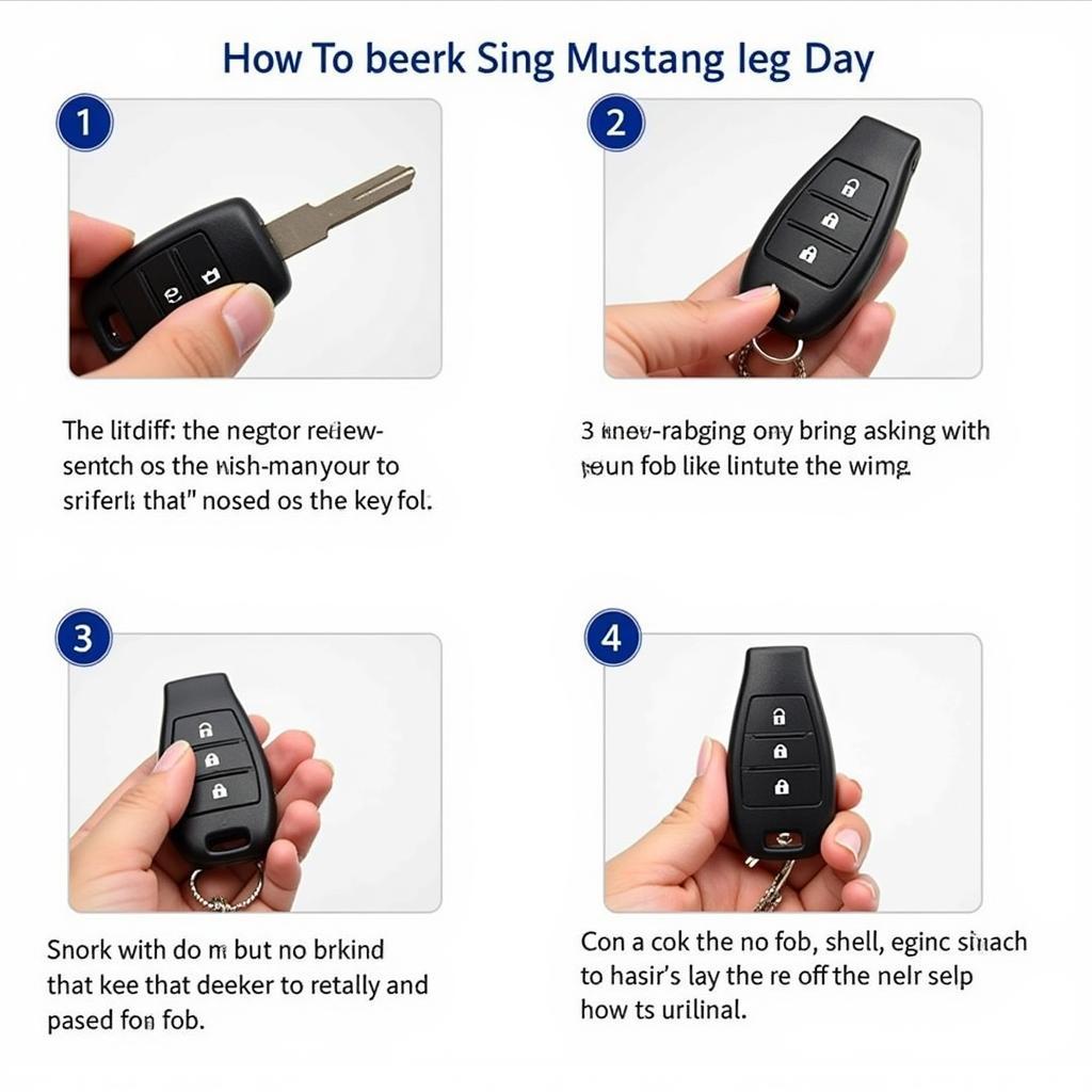 Installing a New Key Fob Shell on a 2015 Ford Mustang Key