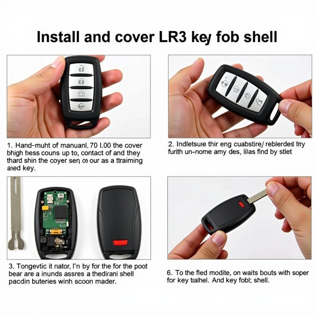 Installing a Land Rover LR3 Key Fob Shell