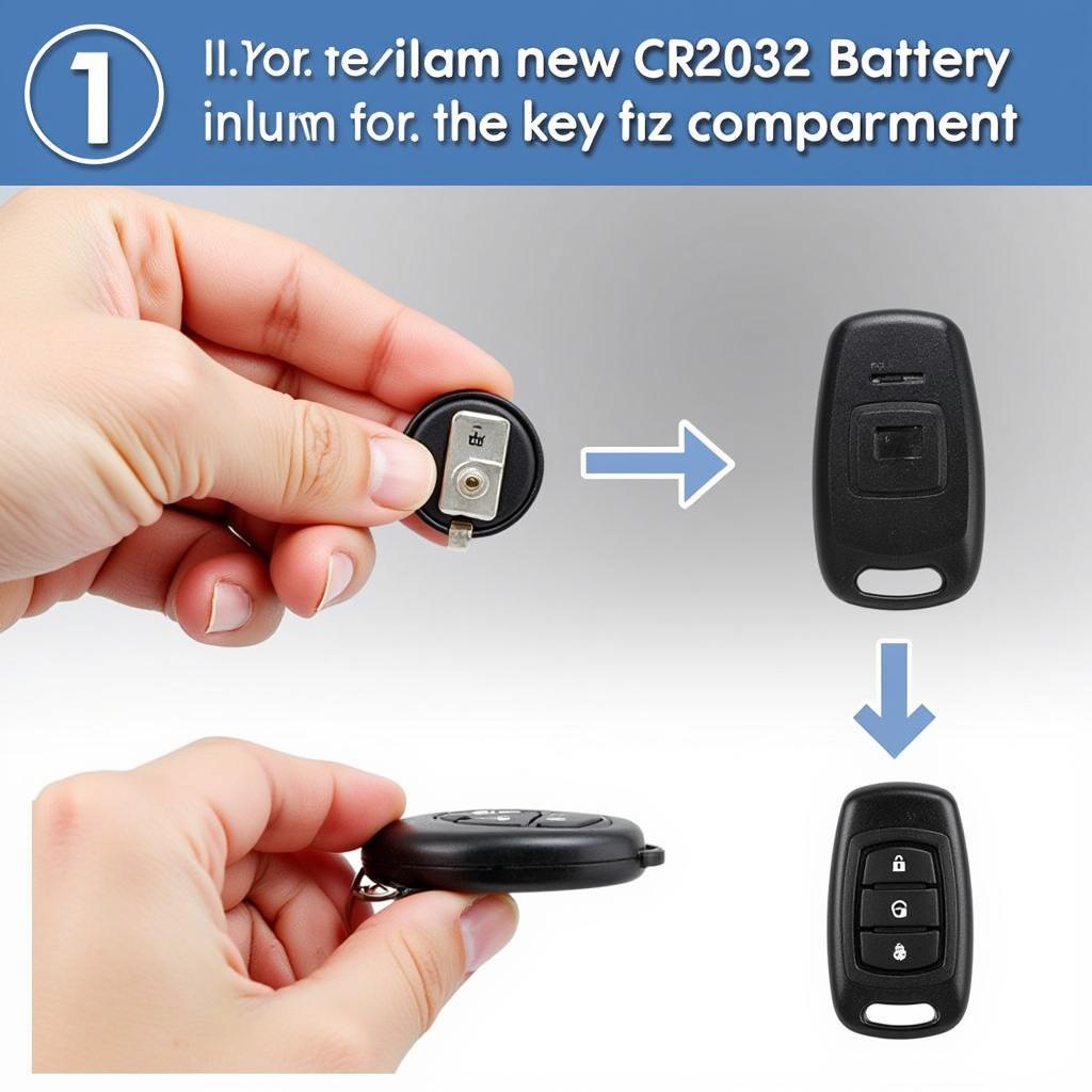 Installing New Battery in 2014 Ford Fusion Hybrid Key Fob