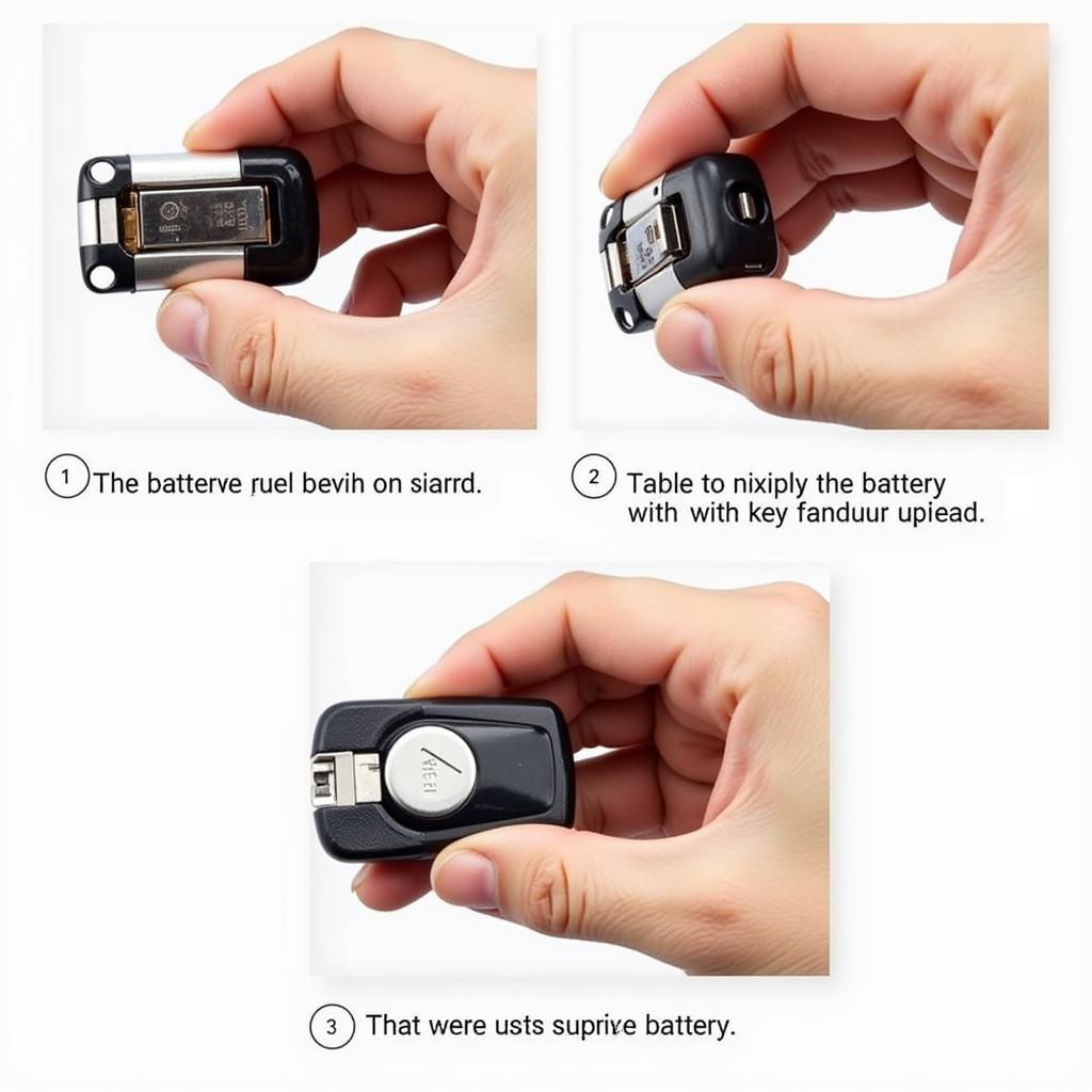 Installing a new CR2032 battery in the Chevrolet Equinox key fob