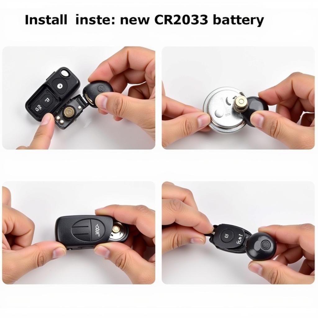 Installing New CR2032 Battery in Dodge Durango Key Fob