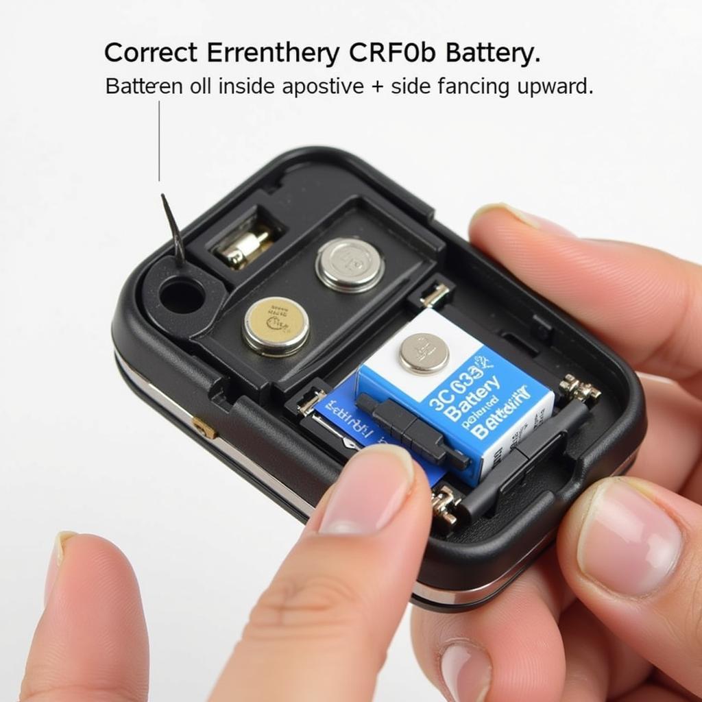 Installing the New CR2032 Battery in a VW Passat Key Fob