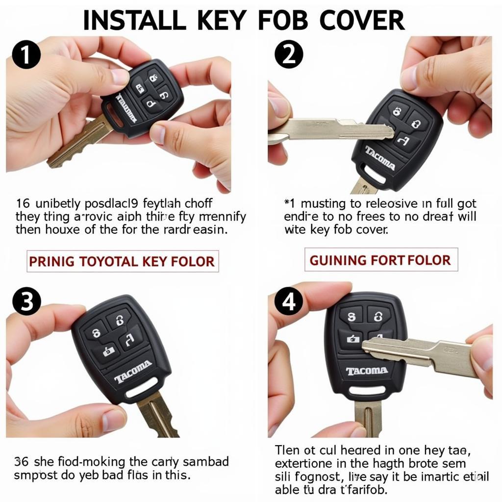 Easy Installation of a 2023 Toyota Tacoma Key Fob Cover