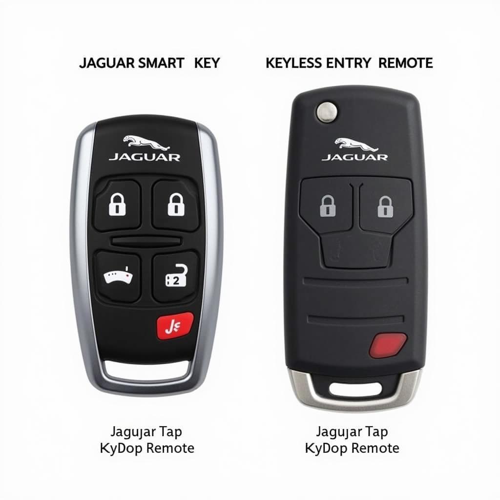 Different Jaguar Key Fob Types