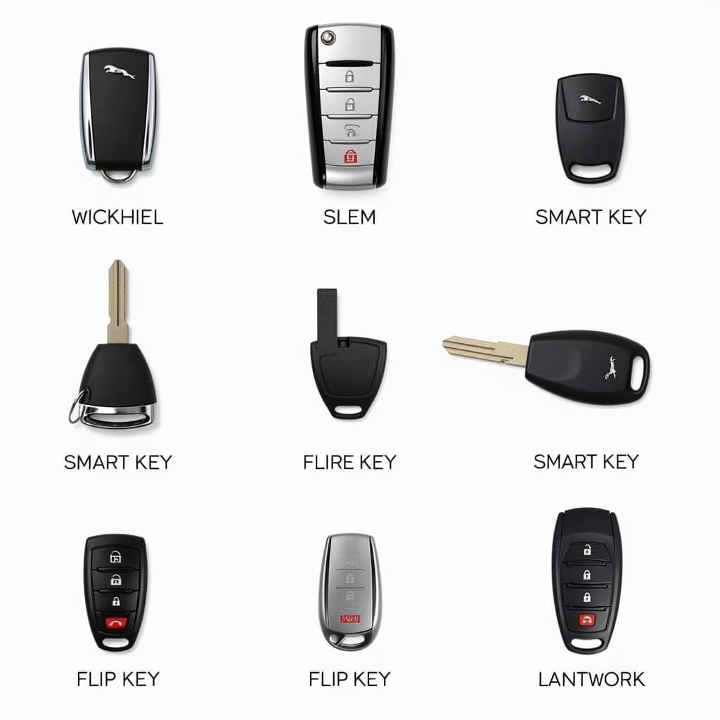 Different Types of Jaguar Key Fobs