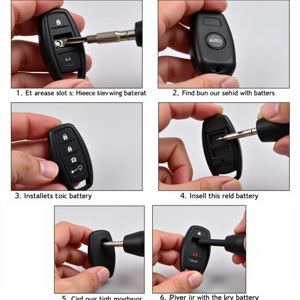 Replacing the Battery in a Jaguar S-Type Key Fob - Step-by-Step Visual Guide