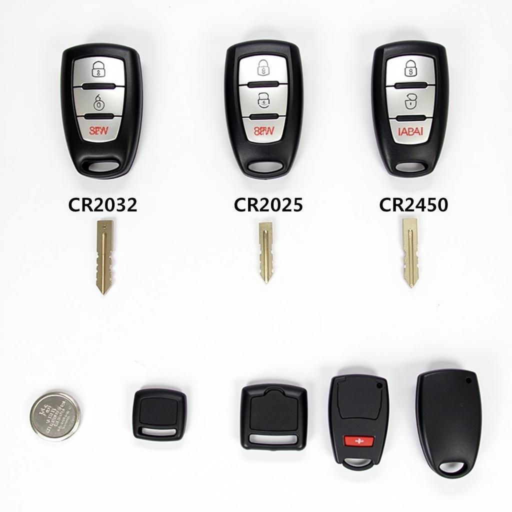 Jeep Key Fob Battery Types CR2032 CR2025 CR2450