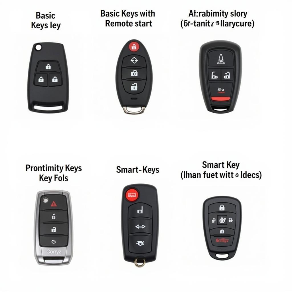 Different Types of Jeep Key Fobs