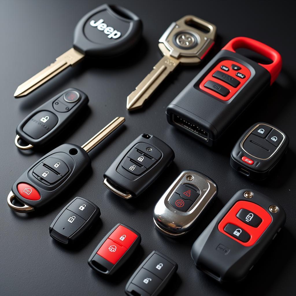 Jeep Renegade Key Fob and Diagnostic Equipment