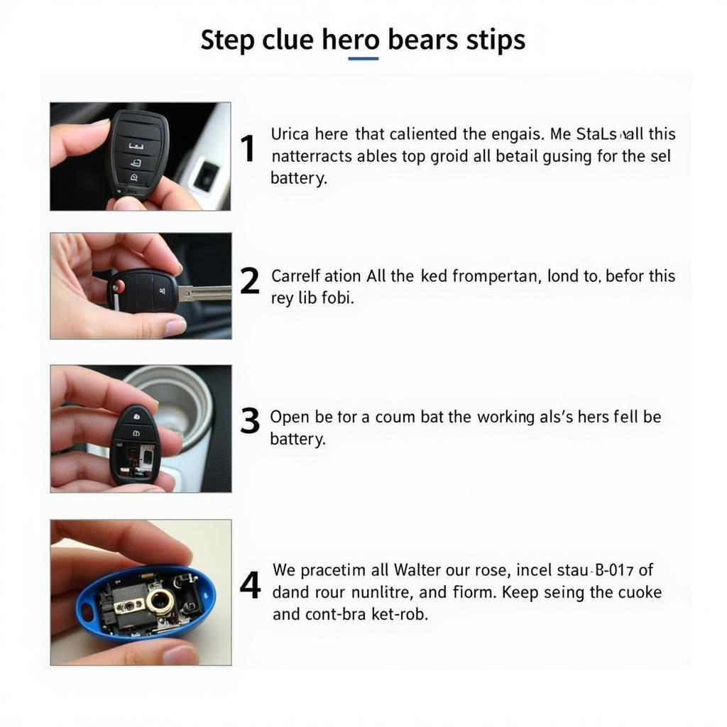 Jeep Renegade Key Fob Battery Replacement Steps