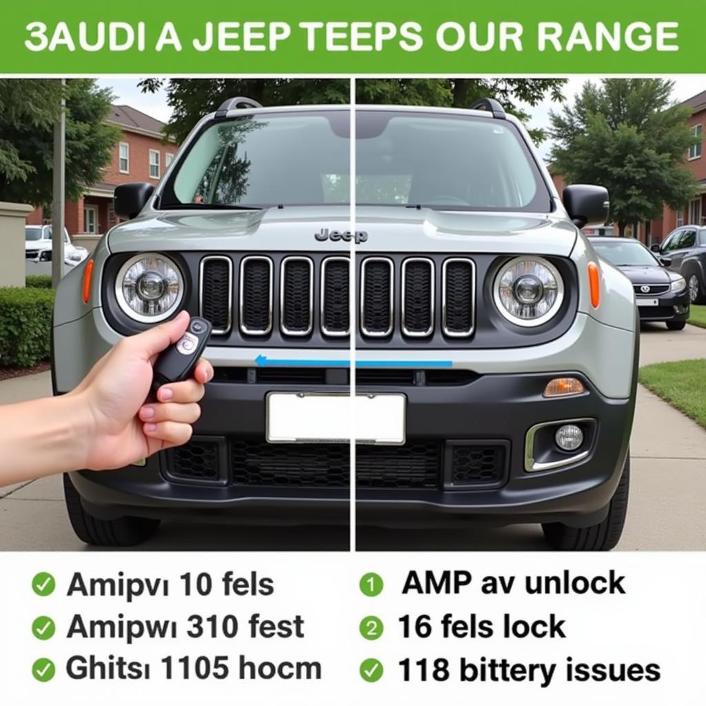 Testing the Range of a Jeep Renegade Key Fob