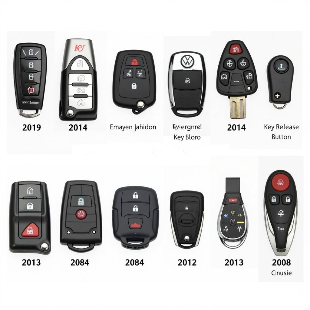 Different Types of Volkswagen Jetta Key Fobs