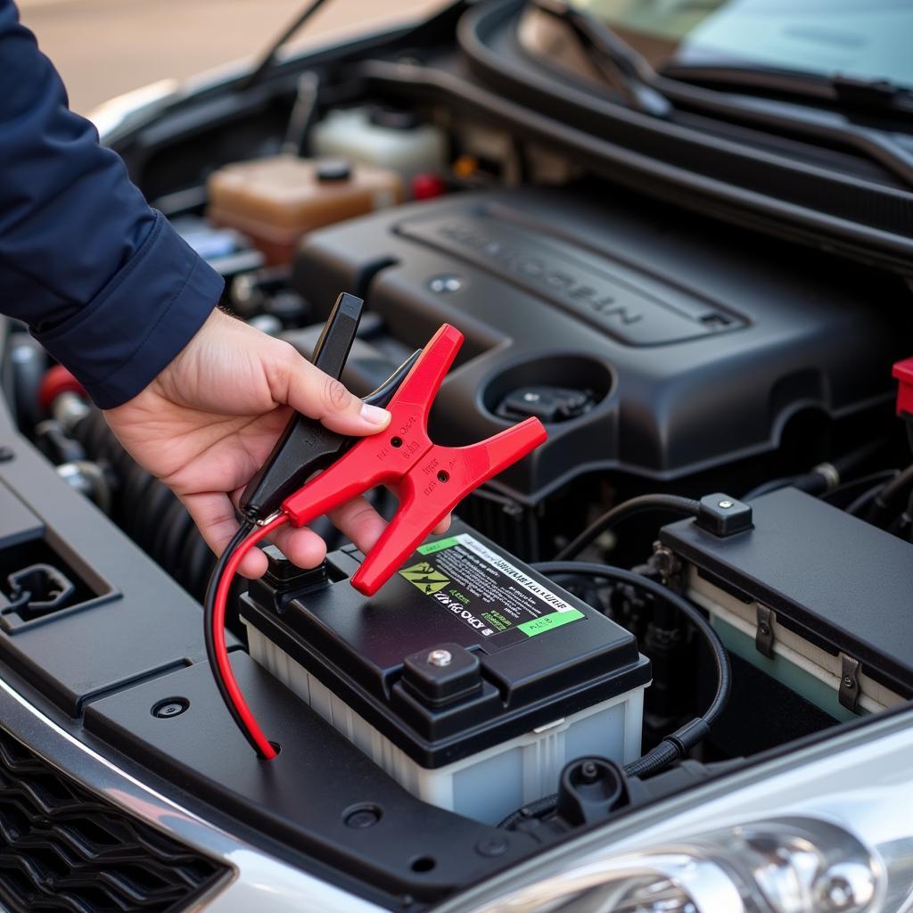 Jumpstarting Nissan with Dead Key Fob