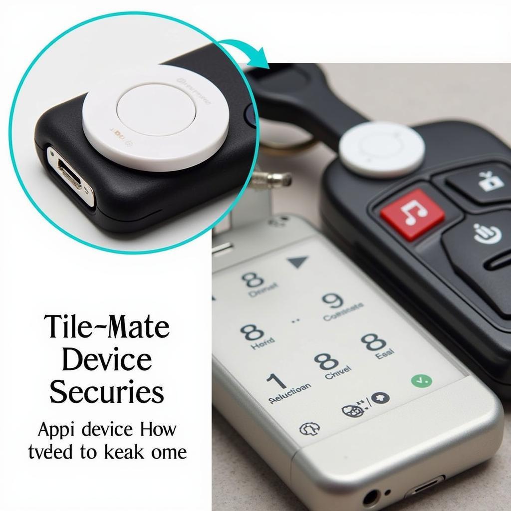 Key Finder Device Attached to a Key Fob