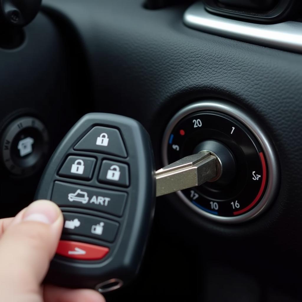 Car Key Fob and Ignition