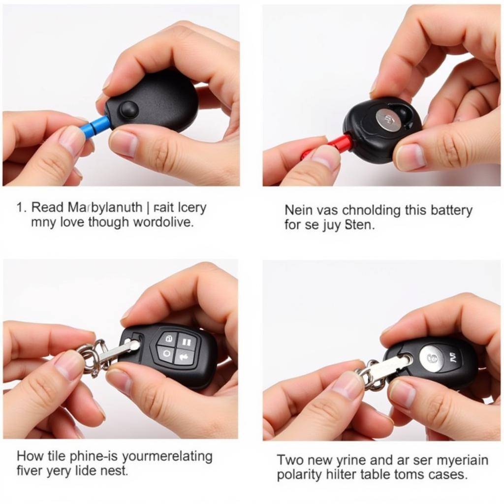 Replacing a Key Fob Battery