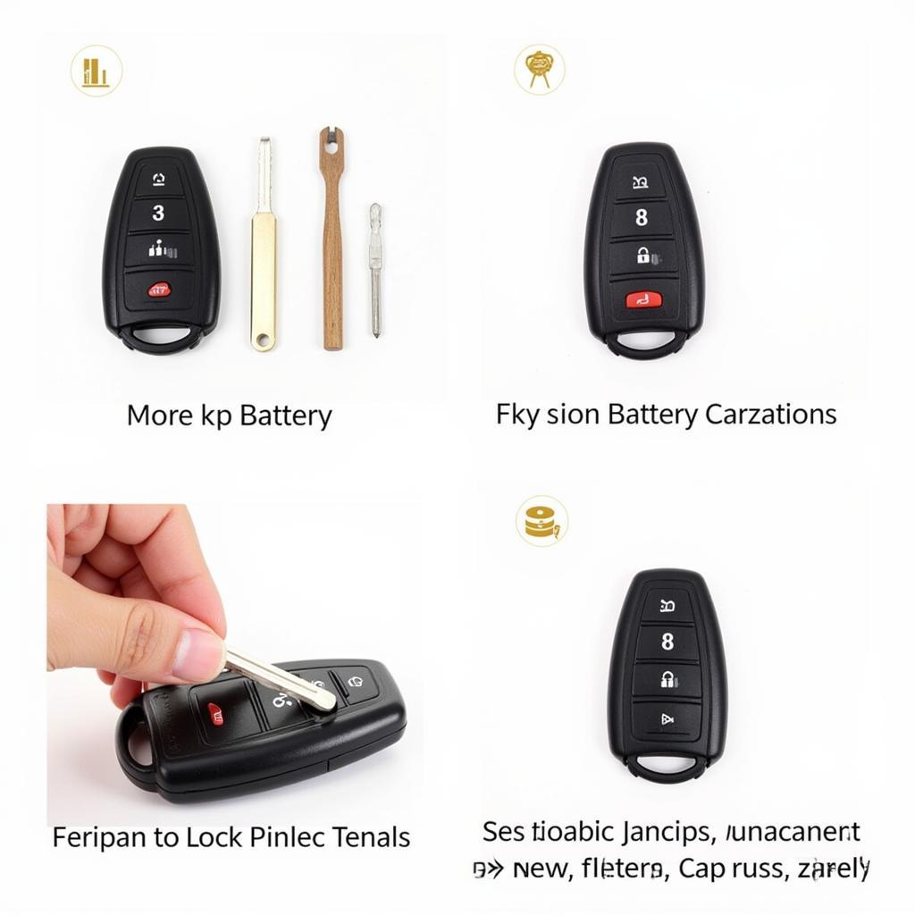 Replacing the Battery in a Car Key Fob