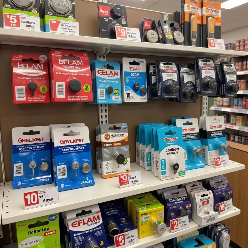 Key Fob Batteries in Retail Stores