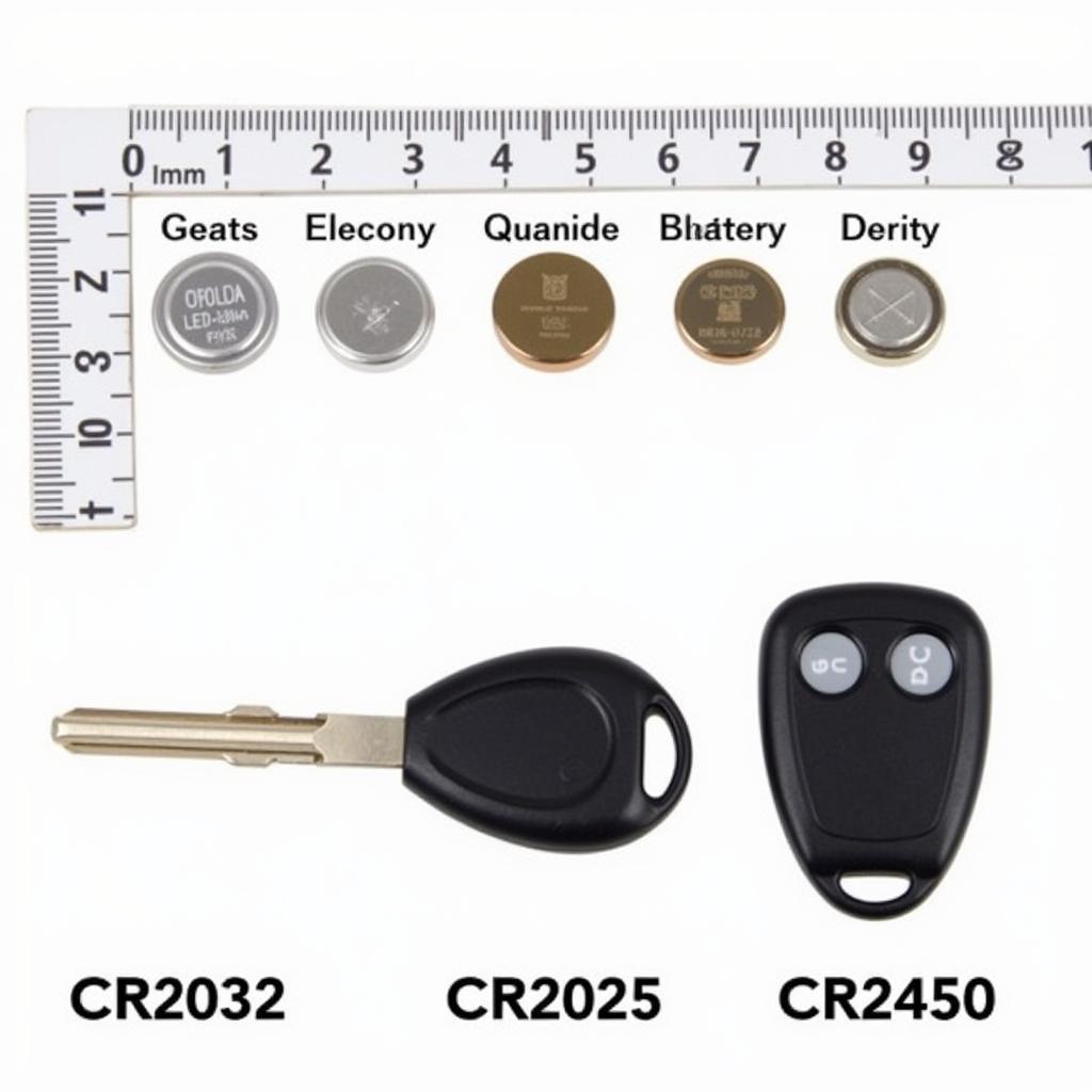 Different Types of Key Fob Batteries