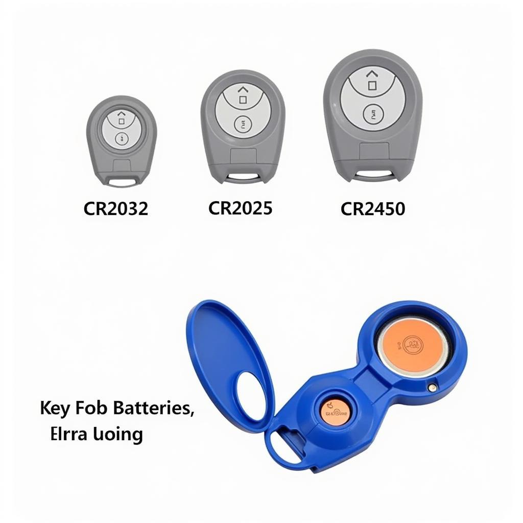 Different Key Fob Battery Types