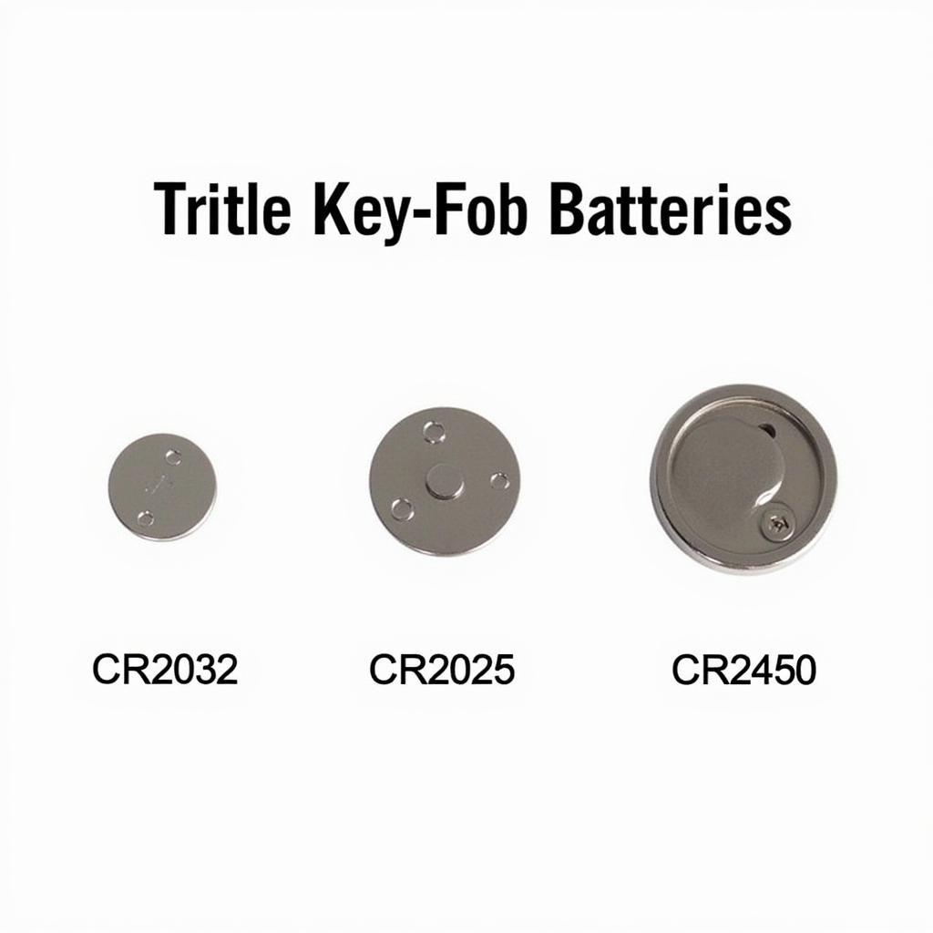 Various Types of Key Fob Batteries