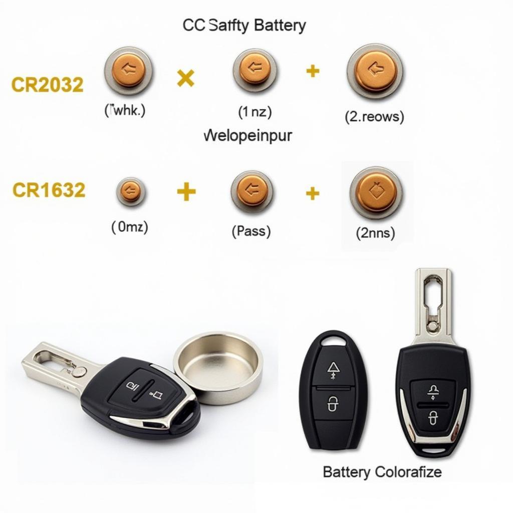 Key Fob Battery Types and Sizes